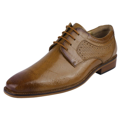 Liberty Zeno Donald Genuine Leather Oxford Style Tread Design Dress Shoes