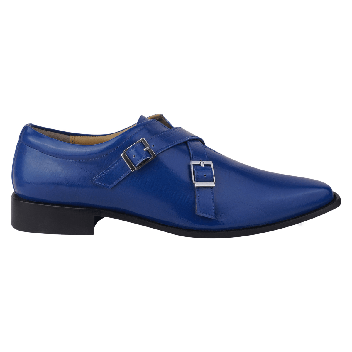 Liberty Zeno DONNA Leather Oxford Style Double Buckle Monk Straps Shoes For Men