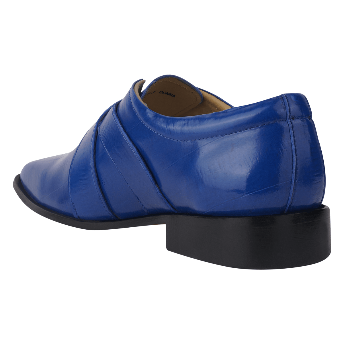 Liberty Zeno DONNA Leather Oxford Style Double Buckle Monk Straps Shoes For Men