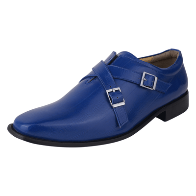 Liberty Zeno DONNA Leather Oxford Style Double Buckle Monk Straps Shoes For Men