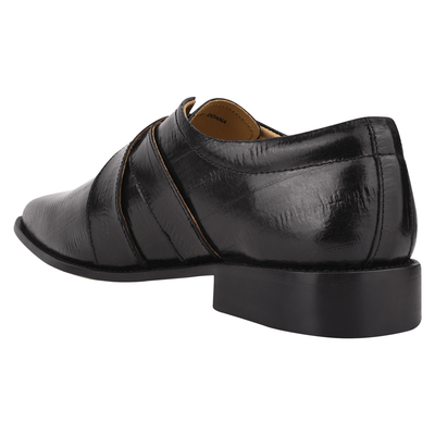 Liberty Zeno DONNA Leather Oxford Style Double Buckle Monk Straps Shoes For Men