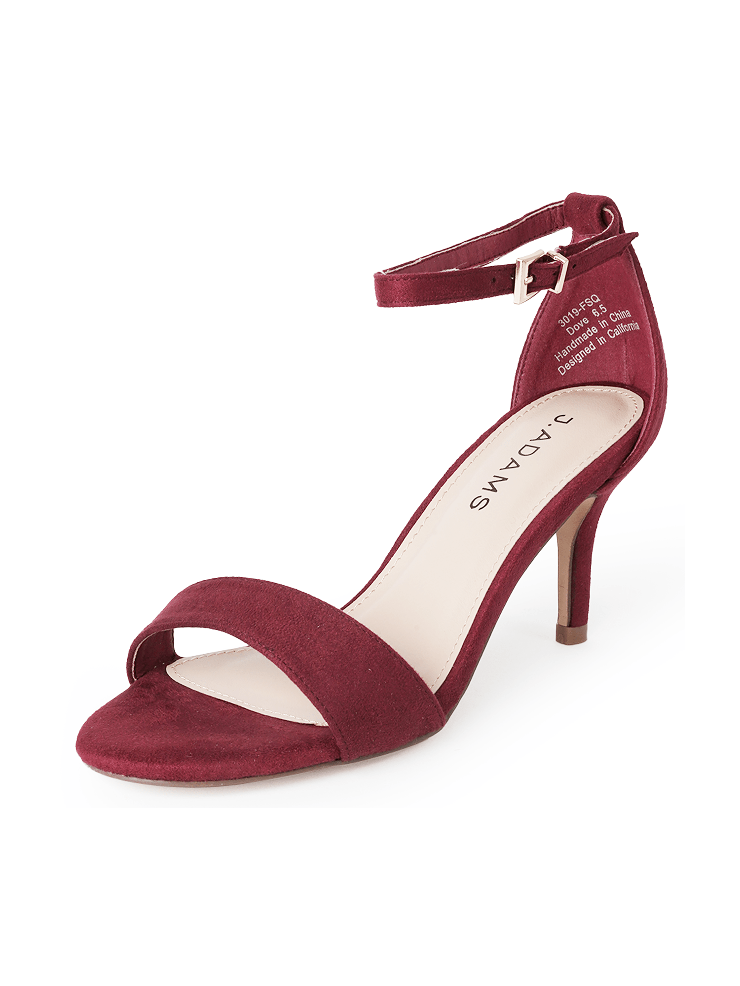 Dove | Burgundy Suede