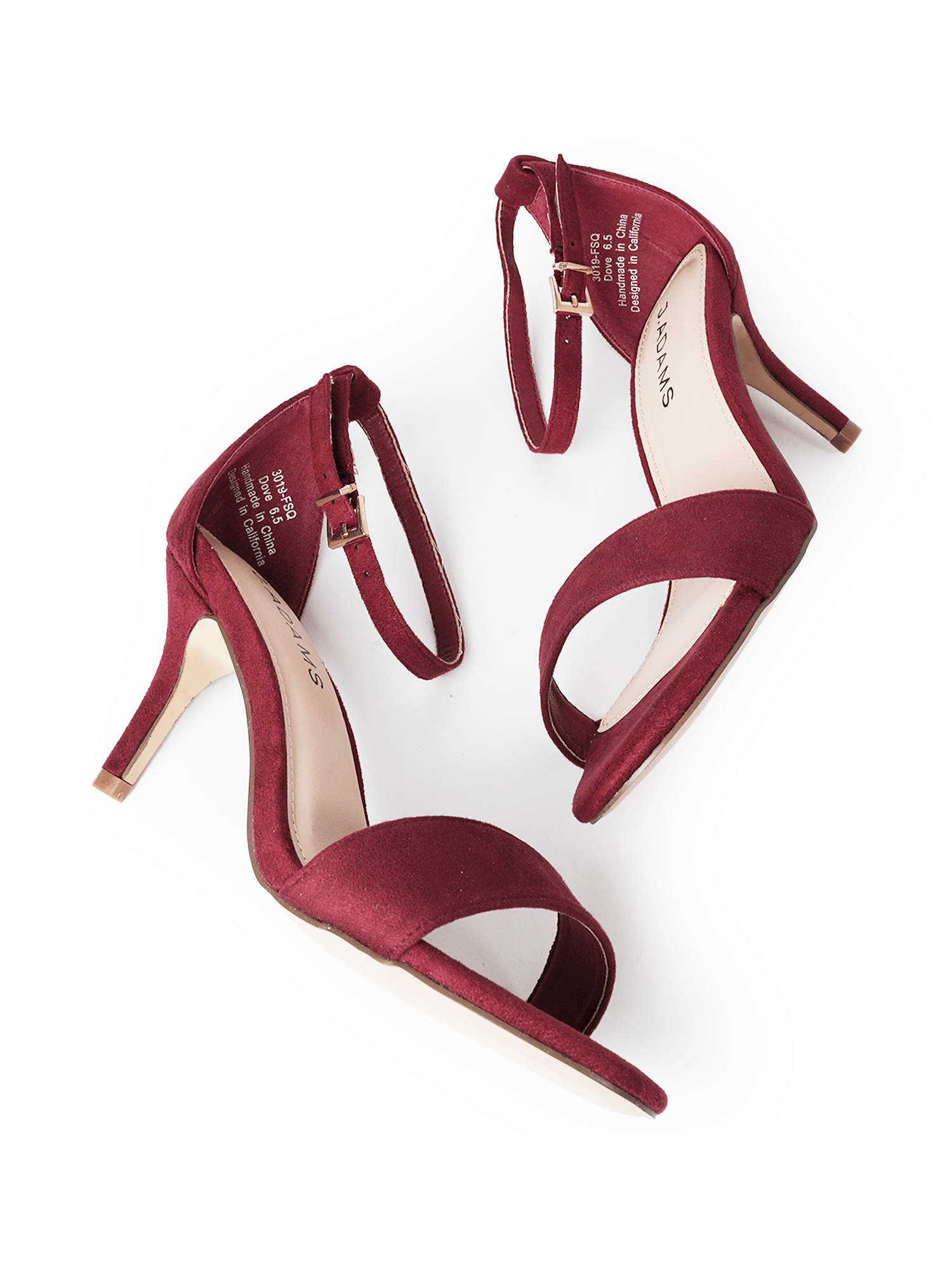 Dove | Burgundy Suede