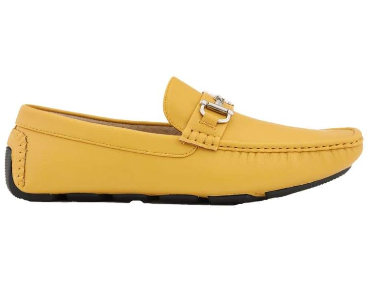 Amali Trentino Mustard Loafers — product view 2