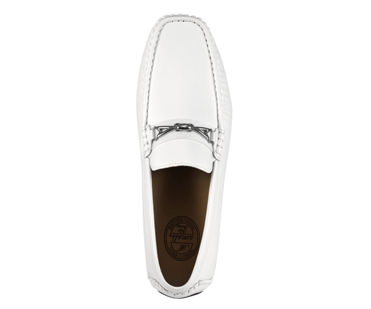 Amali Spear White Loafers — product view 3