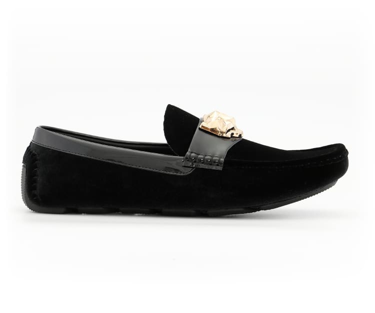 Amali Lion Black Loafers — product view 2