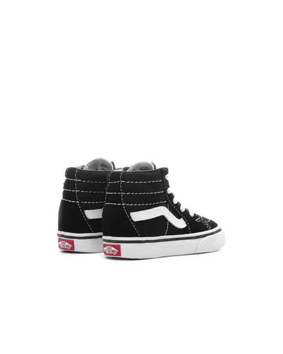 Vans SK8 Hi Round Toe Kids' Sneakers — True White/Black