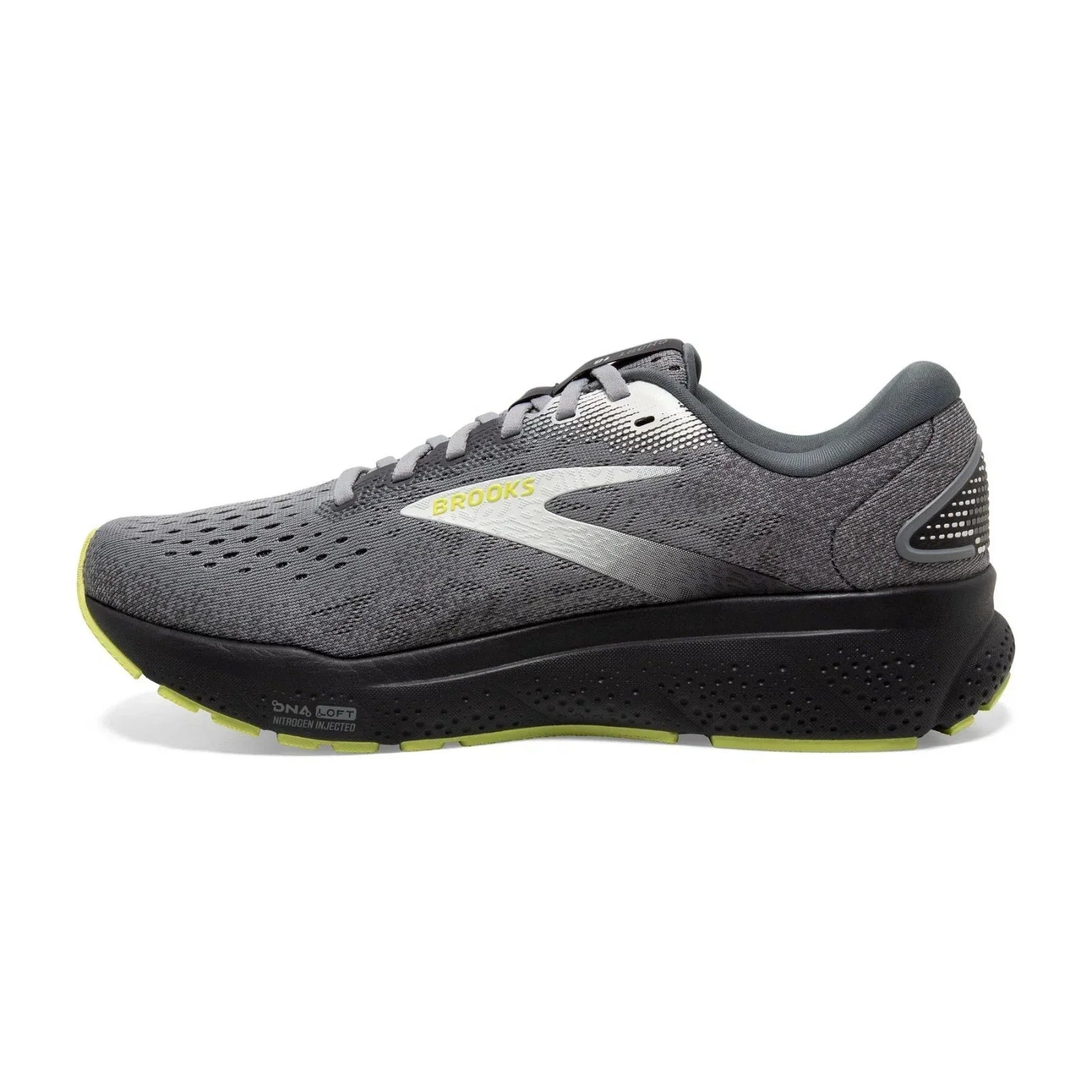 Brooks Ghost 16 Men's Sneakers — Primer Gray Running