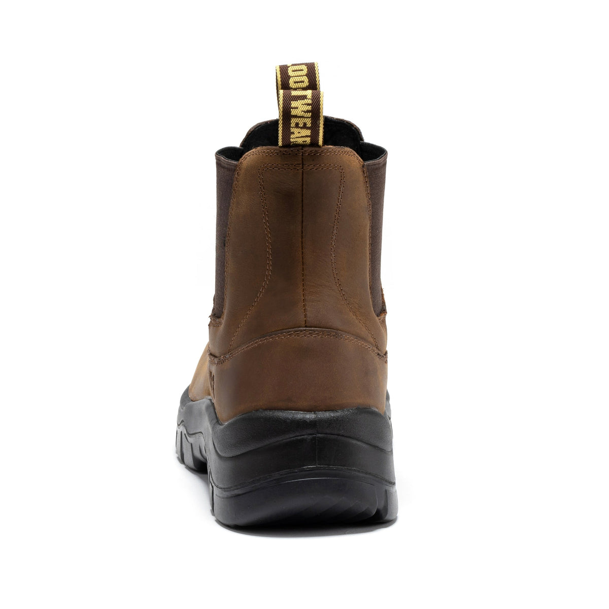 ROCKROOSTER Woodland Brown 6 inch Composite Toe Pull-on Leather Work Boots AK664 – product view 4