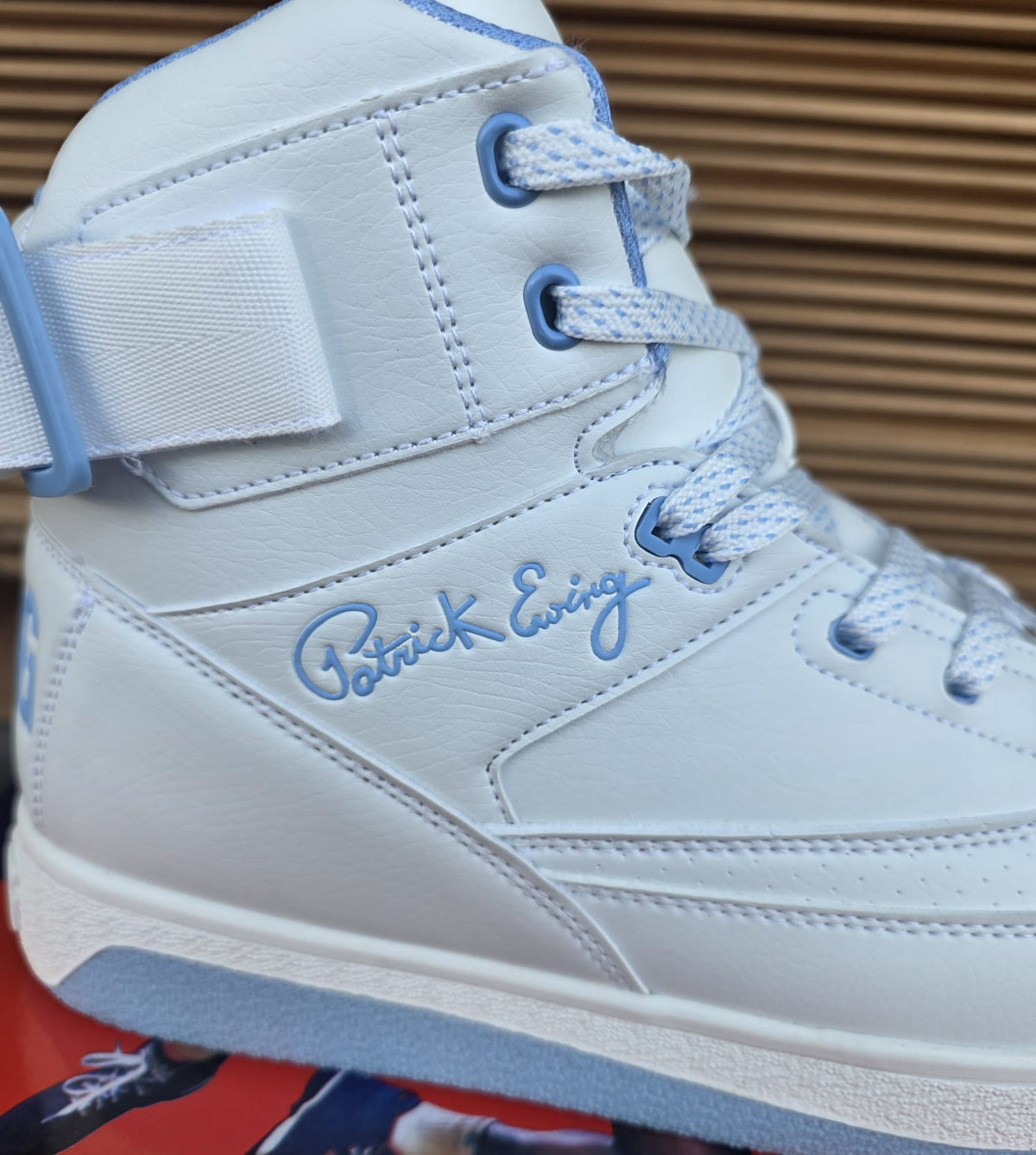 Patrick Ewing 33 Hi Orion Rebound - 1RBE001-411 (White / Caroling Blue) — product view 2