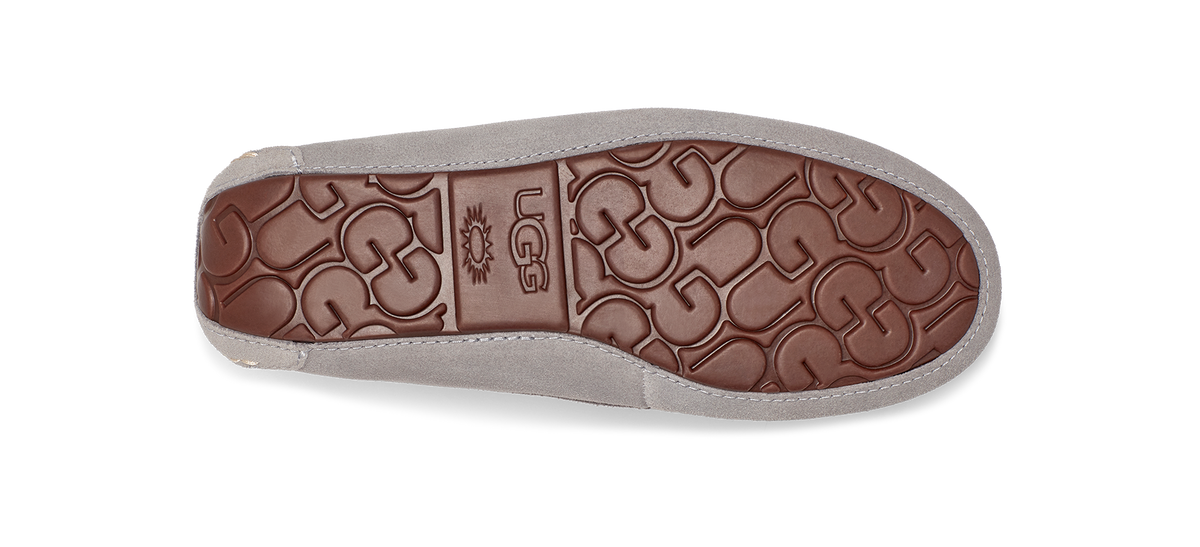 UGG Ansley Womens Slippers — Light Grey Suede