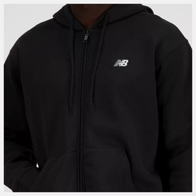 New Balance Sport Essentials Men's Full-Zip Hoodie — Black