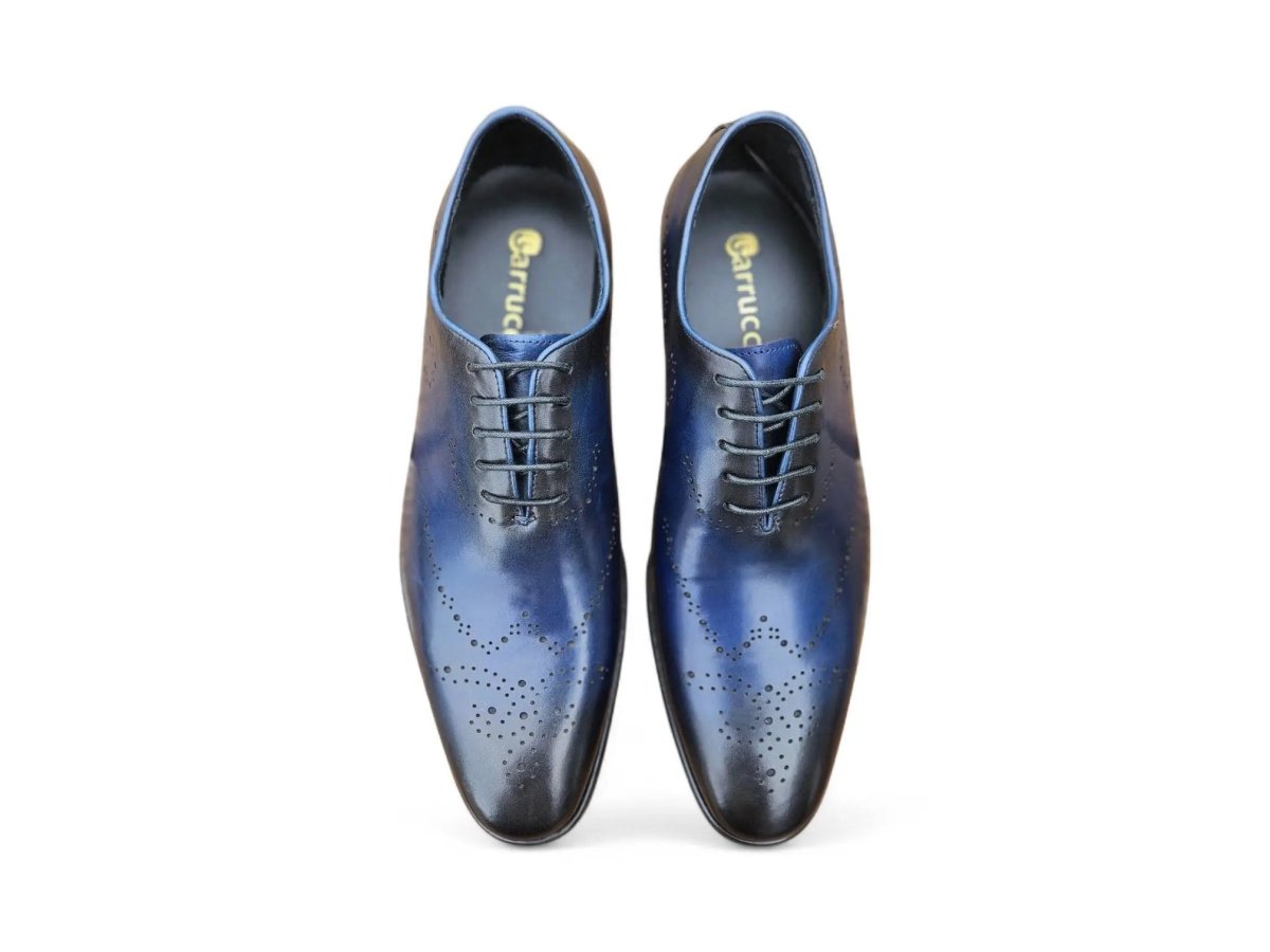 Carrucci Shoes Elegant Classic Whole Cut Oxford Medallions KS886731