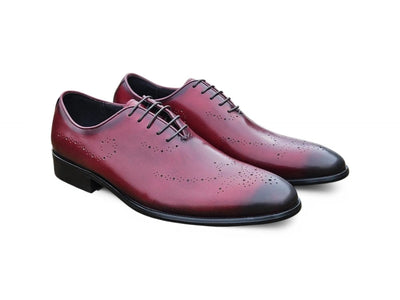 Carrucci Shoes Elegant Classic Whole Cut Oxford Medallions KS886731