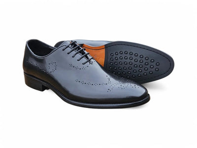 Carrucci Shoes Elegant Classic Whole Cut Oxford Medallions KS886731