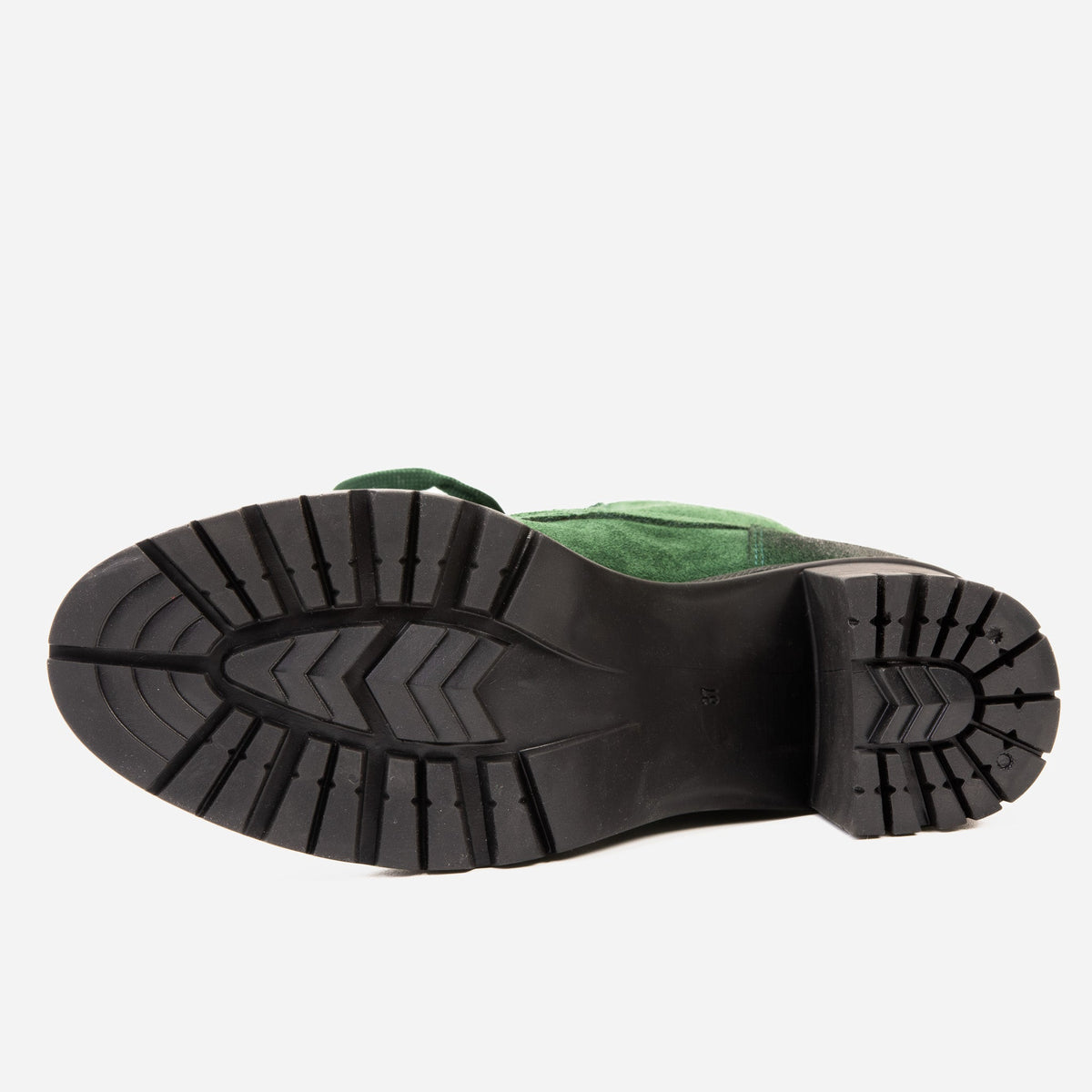 Vinci Leather The Elera Green Leather Block Heel Women Boot – product view 9
