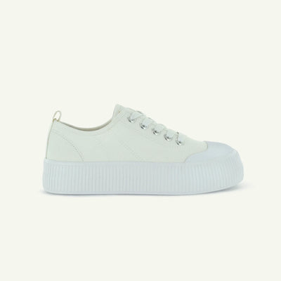 COURT ROYALE: VULCANIZED COURT SHOE - WHITE