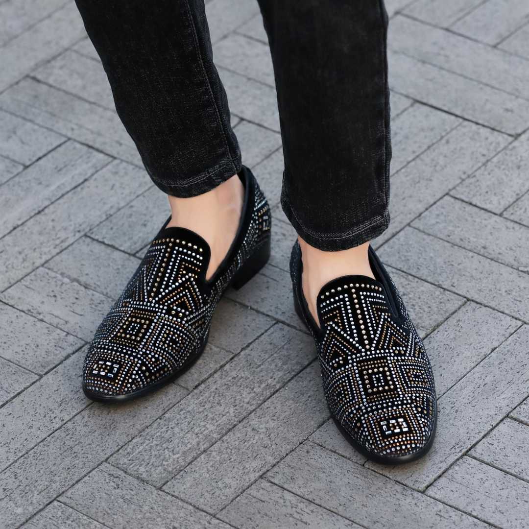 Amali Enzo Black Slippers — product view 10