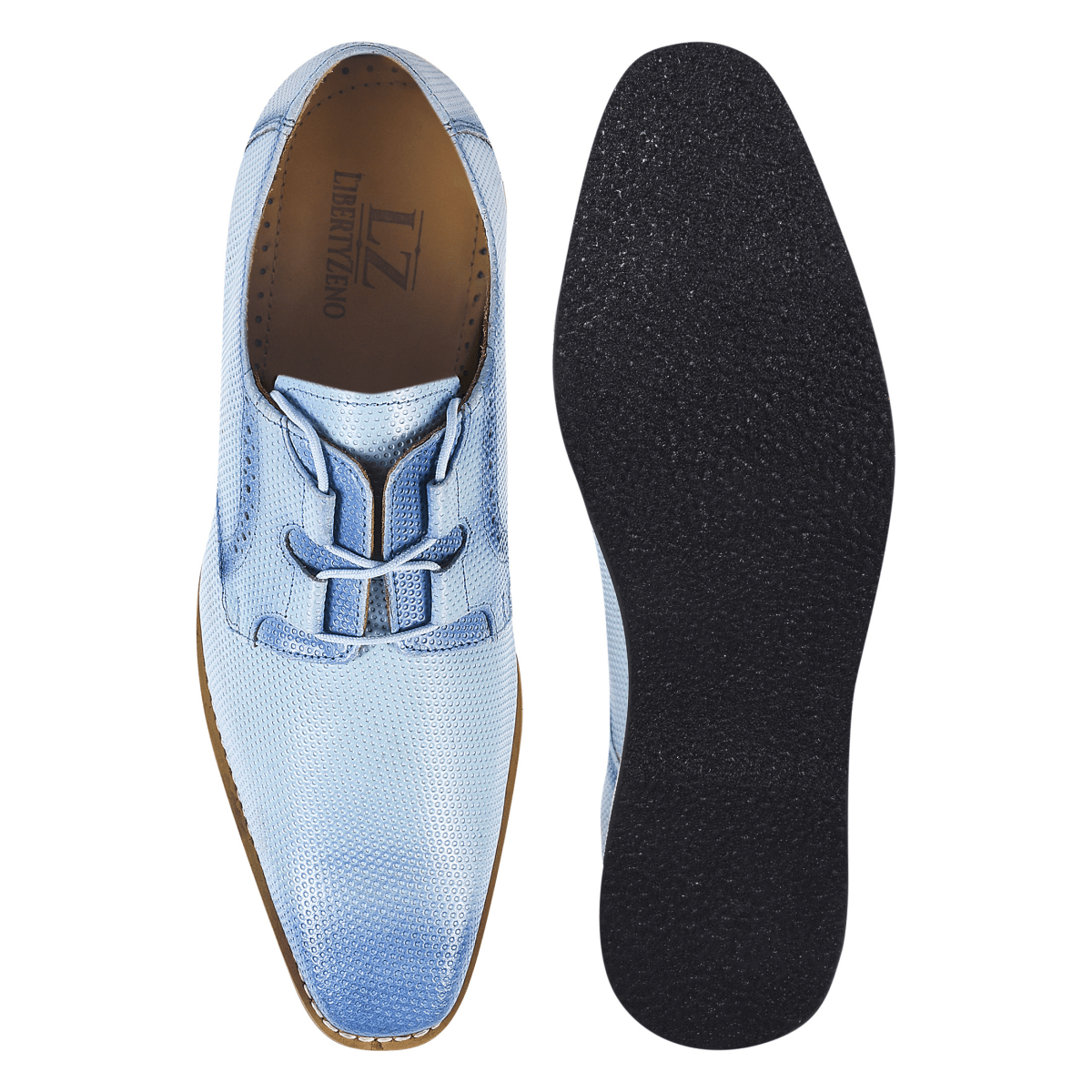 Liberty Zeno Eric Genuine Leather Oxford Style Lace - Up Dress Shoes For Men