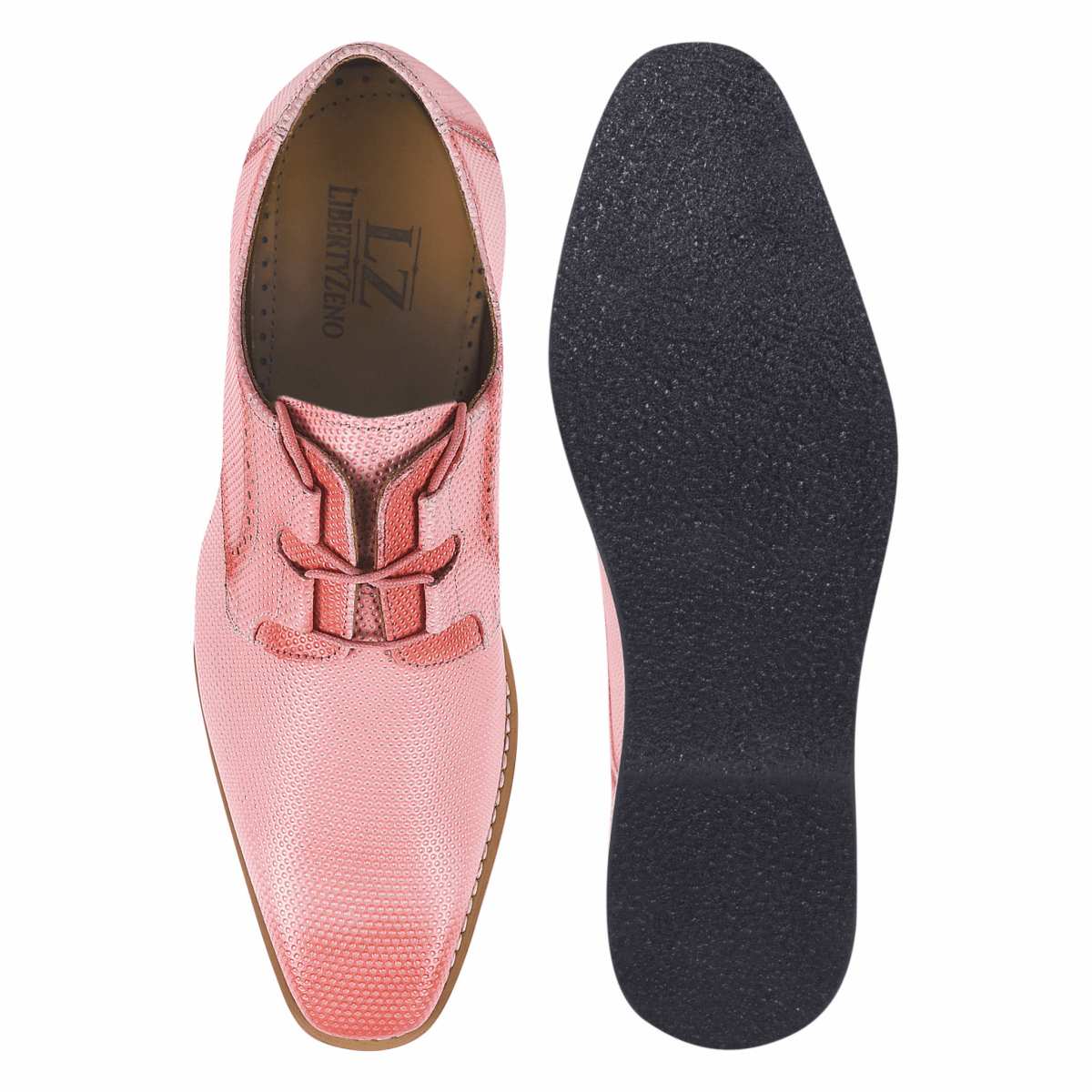 Liberty Zeno Eric Genuine Leather Oxford Style Lace - Up Dress Shoes For Men