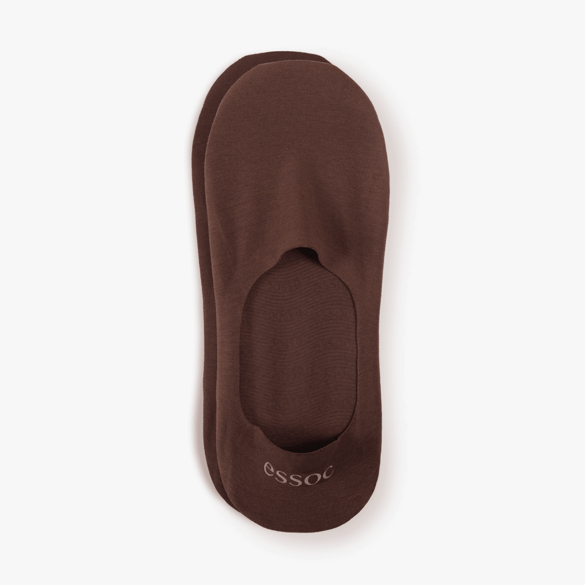 Unisex Cotton No Show Socks | Espresso Brown – product view 3