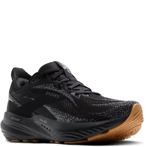 Brooks Glycerin 22 Men's Sneakers — Black/Primer Gray Running