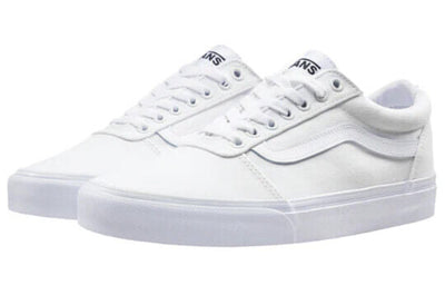 Vans Ward Men's Sneakers — True White Canvas Low-Top