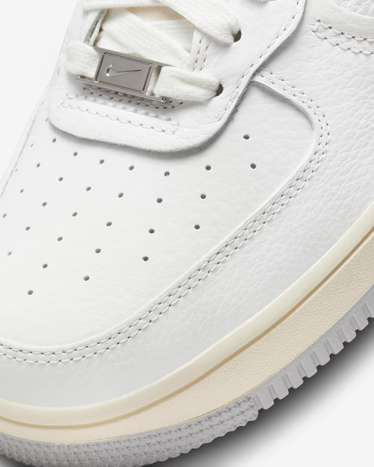 Nike Air Force 1 Sculpt Women's Platform Sneakers — White Leather Platform Low-Top