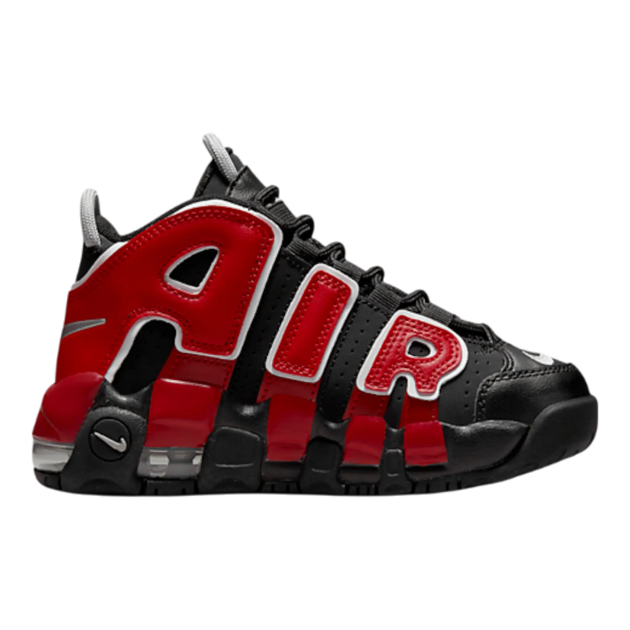 Nike Air More Uptempo Kids Sneakers Black/University Red