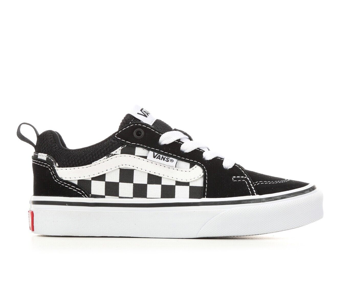 Vans Filmore Check Kids' Sneakers — Black/White