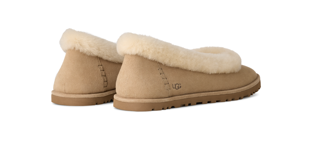 UGG Zora Ballet Womens Flats — Sand Suede