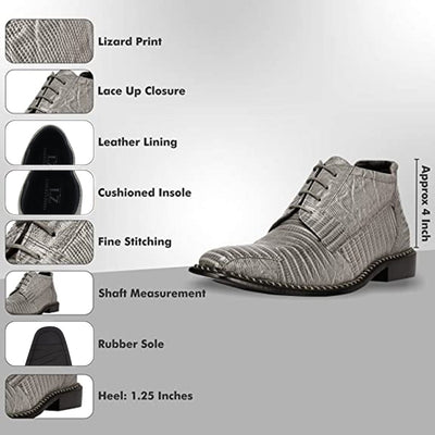 Liberty Zeno Foxx Leather Lace - Up Boots