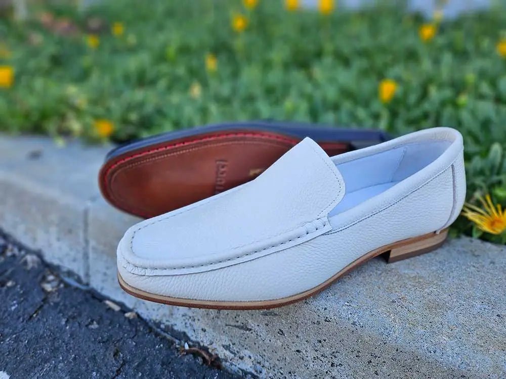 Carrucci Shoes Francis Timeless Slip On Loafer Luxury Leather KL20102