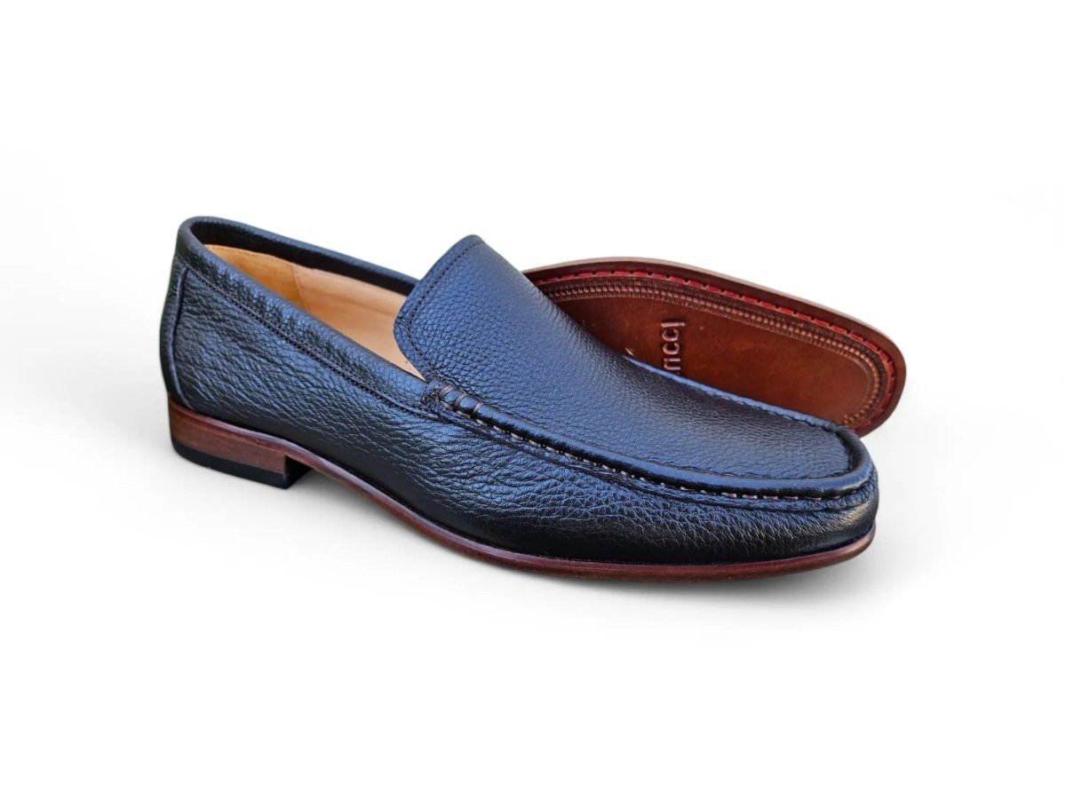 Carrucci Shoes Francis Timeless Slip On Loafer Luxury Leather KL20102