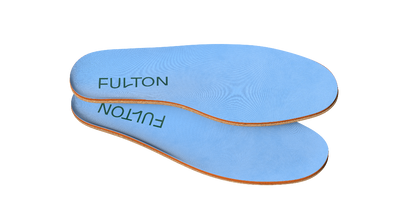 Fulton Athletic Performance Insoles – Shock Absorbing Arch Support Inserts for Men and Women front view