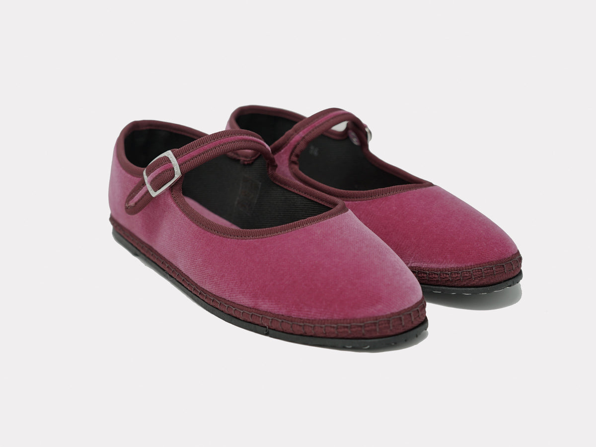 SantM  Mary Jane Furlane Antique Pink – front view