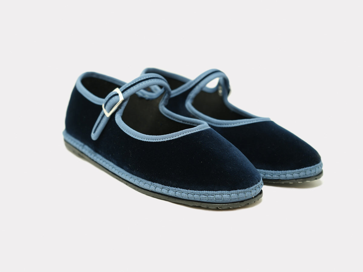 SantM  Mary Jane Furlane Navy – front view