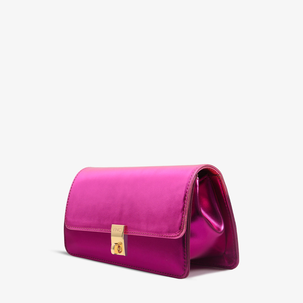 Vinci Leather The Torola Fuchsia Handbag