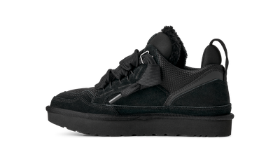 UGG Lowmel Womens Sneakers (1144032) — Black Suede Low-Top