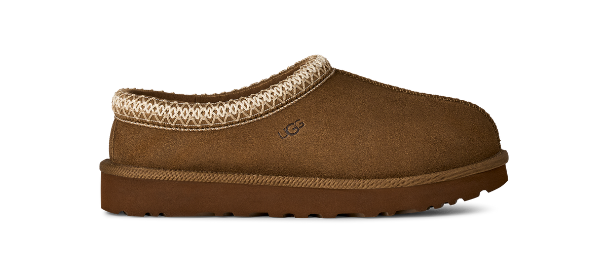UGG Tasman II Womens Slippers — Light Bronze Suede