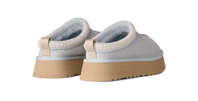UGG Tazz II Womens Platform Slippers — Sky Blue Suede