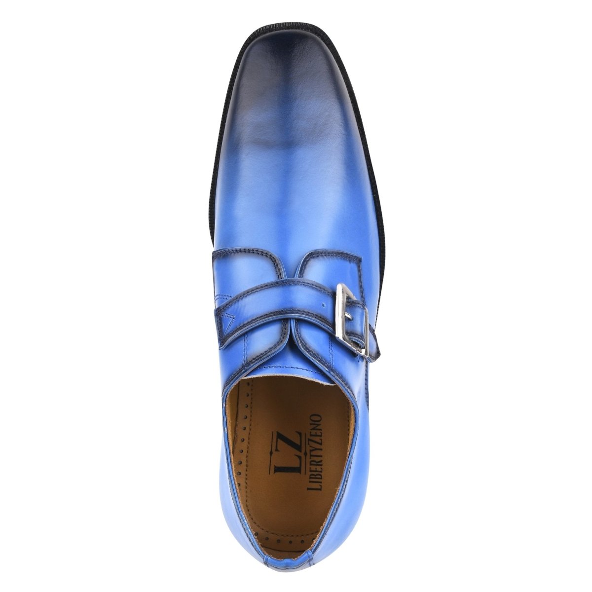 Liberty Zeno GLORIA Genuine Leather Oxford Style Monk Straps Shoe