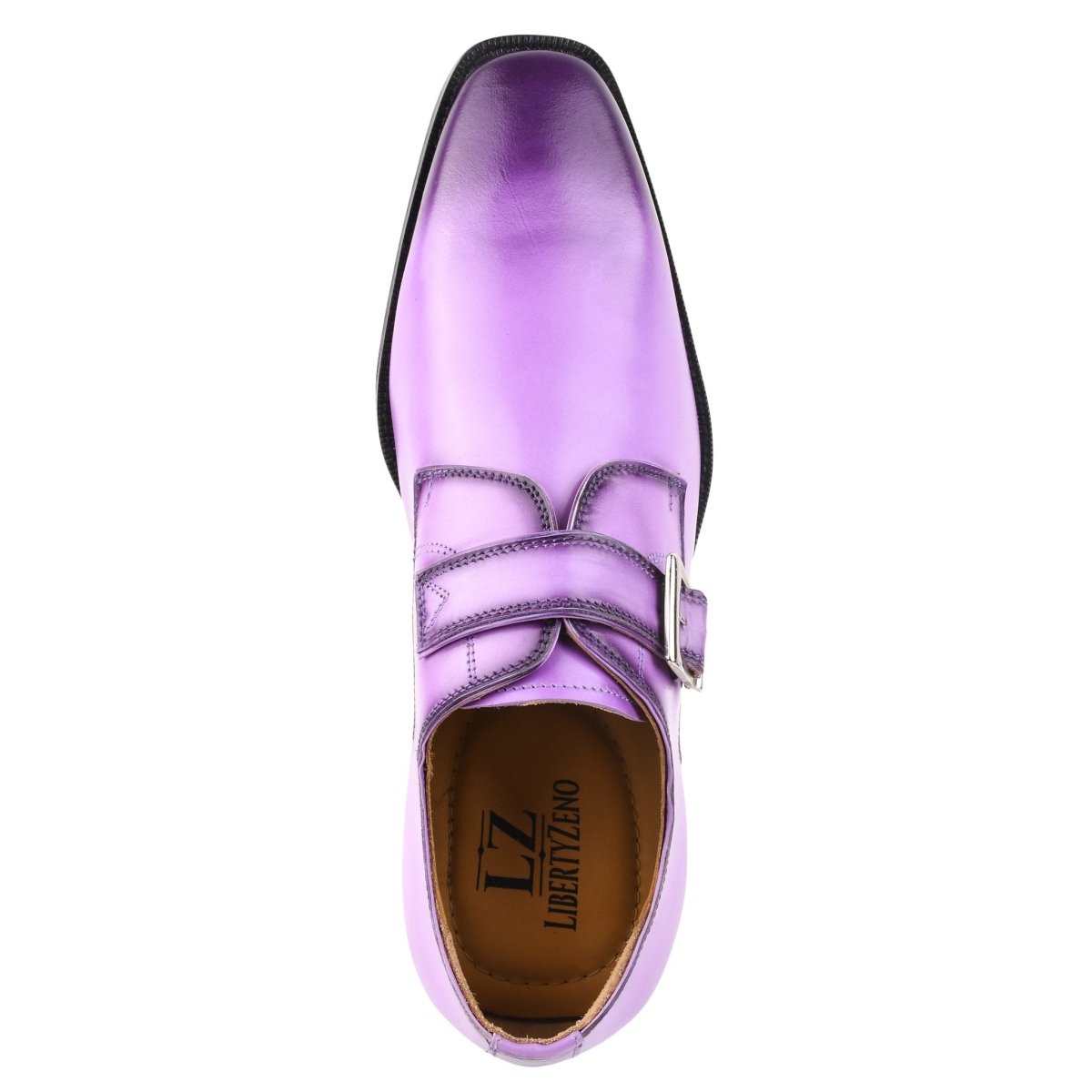 Liberty Zeno GLORIA Genuine Leather Oxford Style Monk Straps Shoe