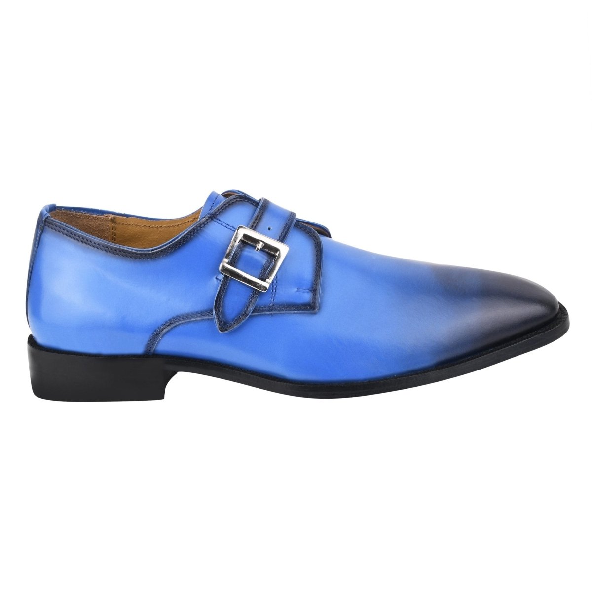 Liberty Zeno GLORIA Genuine Leather Oxford Style Monk Straps Shoe