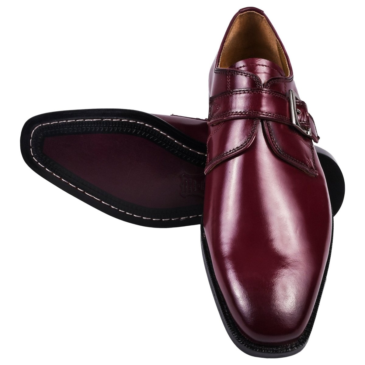 Liberty Zeno GLORIA Genuine Leather Oxford Style Monk Straps Shoe