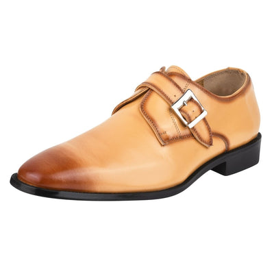 Liberty Zeno GLORIA Genuine Leather Oxford Style Monk Straps Shoe