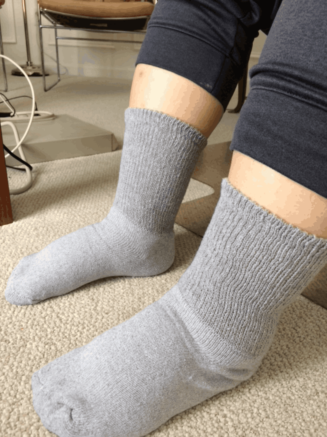 Women's Cotton Diabetic Crew Socks (Assorted) – product view 8
