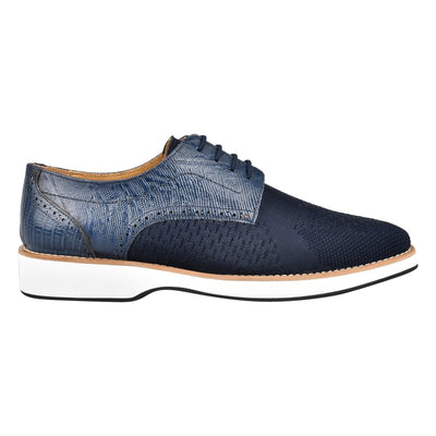 Liberty Zeno Gutta Lizard Print Leather Textile Casual Sneakers