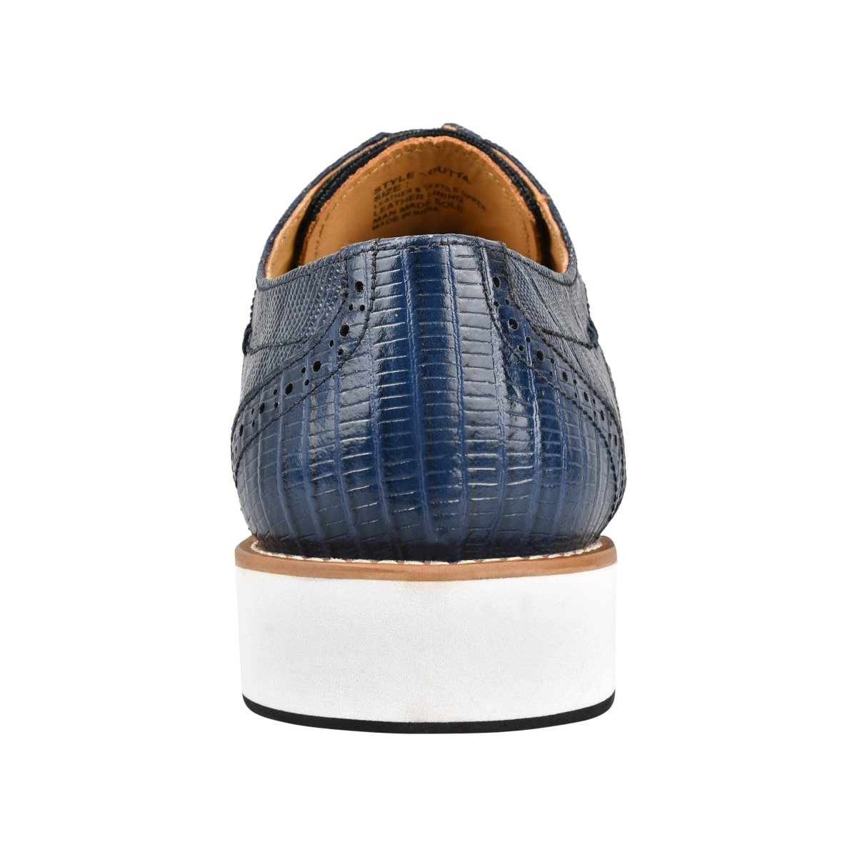 Liberty Zeno Gutta Lizard Print Leather Textile Casual Sneakers