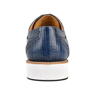 Liberty Zeno Gutta Lizard Print Leather Textile Casual Sneakers